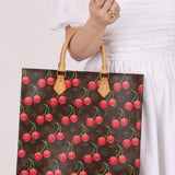 Limited Edition Louis Vuitton x Takashi Murakami Cerises Sac Plat