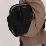 Prada Tessuto XL Doctor Frame Bag