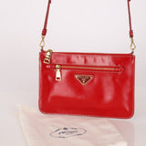 Prada Shine Front Pocket Crossbody Bag