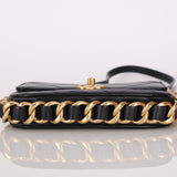 Chanel 2021 Calfskin Chain Around Square Crossbody