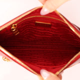 Prada Shine Front Pocket Crossbody Bag