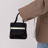 Rare Gucci Satin Mother of Pearl Mini Tote