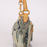 Limited Edition Louis Vuitton Patchwork Denim Pochette