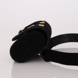 Rare Loewe Suede Coin Anagram Studded Waist Bag