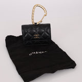 Chanel 2021 Lambskin Carabiner Cardholder