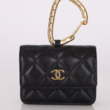 Chanel 2021 Lambskin Carabiner Cardholder