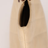Chanel 2000 Cream Caviar Wood Acrylic Tote