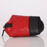 Gucci Guccissima Leather Ladybug Pouch