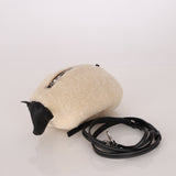 Rare Loewe Calfskin & Shearling Sheep Crossbody