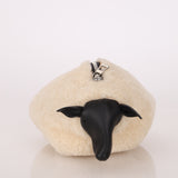 Rare Loewe Calfskin & Shearling Sheep Crossbody
