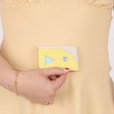 Hermès 2023 Chevre Mysore Poisson Card Holder PHW