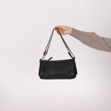 Chanel 2004 Caviar Perforated Pulley Shoulder Bag