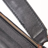 Chanel 2002 Caviar Acrylic Wood Chain Shoulder Bag