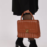 Chanel 1994 Caviar Copper Kelly Bag 24K GP