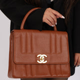 Chanel 1994 Caviar Copper Kelly Bag 24K GP