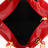 Dior 1997 Boxcalf Large Lady Dior with Strap