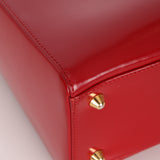 Dior 1997 Boxcalf Large Lady Dior with Strap