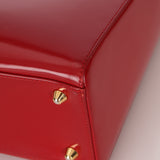 Dior 1997 Boxcalf Large Lady Dior with Strap