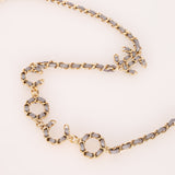 Chanel 2021 Grey Caviar COCO Cardholder on Chain
