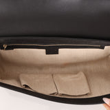 Gucci Leather Bamboo XL Clutch