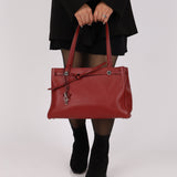 Hermès 2001 Rouge Buffalo Cabana 35 PHW