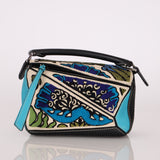 Limited Edition Loewe x William de Morgan Leather Embroidered Mini Puzzle