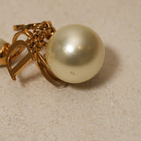 Dior Logo Tribales Pearl Clip-On Earrings