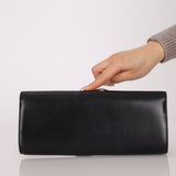Hermès 2011 Noir Egee Clutch PHW