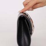 Hermès 2011 Noir Egee Clutch PHW