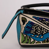 Limited Edition Loewe x William de Morgan Leather Embroidered Mini Puzzle