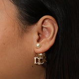 Dior Tribales Double Pearl Studs