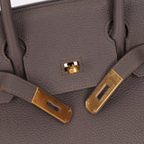 Hermès 2016 Etain Togo Birkin 30 GHW