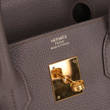 Hermès 2016 Etain Togo Birkin 30 GHW
