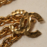 Chanel 1985 CC Triple Chain Belt 24K GP
