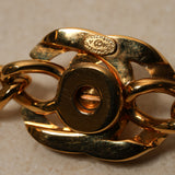 Chanel 1996 CC Turnlock Gold Necklace 24K GP