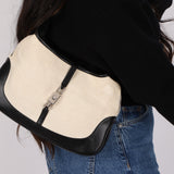 Gucci Canvas Paperclip Chain Jackie