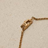 Louis Vuitton 18K Yellow Gold Pandantif Pendant Choker Necklace