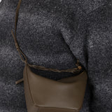 Loewe Dark Khaki Green Mini Hammock Hobo