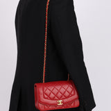 Chanel 1994 Lambskin Red Small Diana