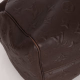 Louis Vuitton Chocolate Leather Monogram Revelation Keepall Bandouliere 45