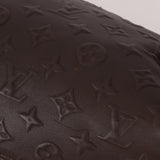 Louis Vuitton Chocolate Leather Monogram Revelation Keepall Bandouliere 45