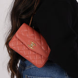 Chanel 2017 Lambskin Coco Mini Flap