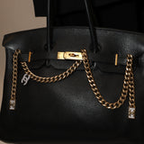 Chanel 2021 Crystal Curb Chain Necklace