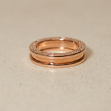 Bvlgari 18K Rose Gold B.zero1 Ring, Size US 5.5