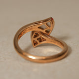Bvlgari 18K Yellow Gold Mother of Pearl and Diamond Divas' Dream Ring, Size US 4.5