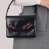 Rare Vintage Gucci Double Horsebit Shelley Flap Bag