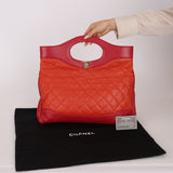 Chanel 2018 31 Lambskin Turnlock Shopping Bag