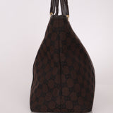 Gucci Canvas Monogram Chocolate Tote