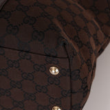 Gucci Canvas Monogram Chocolate Tote