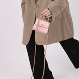 Chanel 2022 Lambskin Coco Enamel Pink Mini Kelly Top Handle